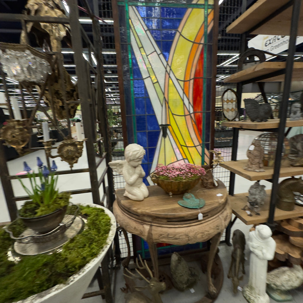 Vintage Stained Glass Cathedral Backdrop