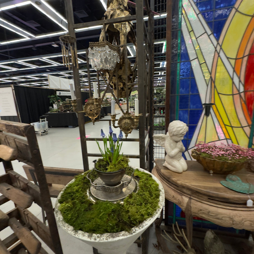 Vintage Stained Glass Cathedral Backdrop